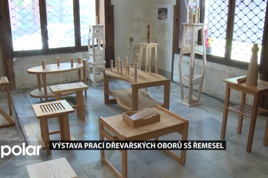 Studenti Střední školy řemesel Frýdek-Místek vystavují své práce v bývalé záložně