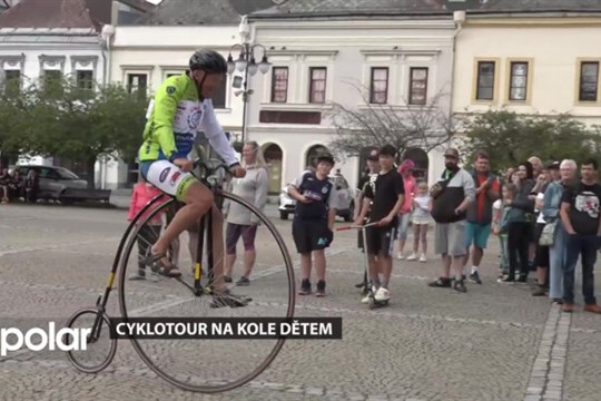 Cyklotour Na kole dětem mistra světa Josefa Zimovčáka projela Českou republiku