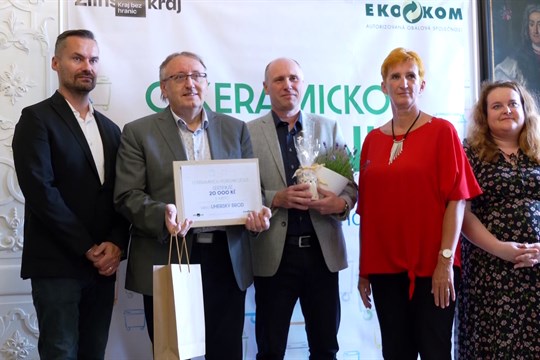 Kraj letos poprvé ocenil obce s nejmenší produkcí směsného odpadu, vyhrál Brod