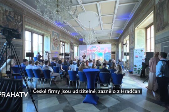 České firmy jsou udržitelné, zaznělo z Hradčan