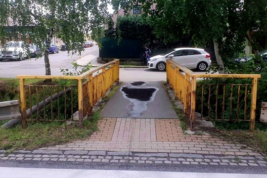 Ve Šternberku opraví dvě lávky přes Sprchový potok