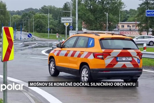 Mošnov se konečně dočkal silničního obchvatu, odvede tranzitní dopravu