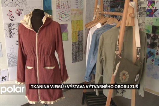 Výtvarný obor ZUŠ Frýdek-Místek pořádá v Galerii F-M výstavu Tkanina vjemů