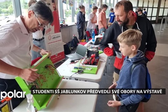 Studenti Střední školy v Jablunkově předvedli své roboty na výstavě