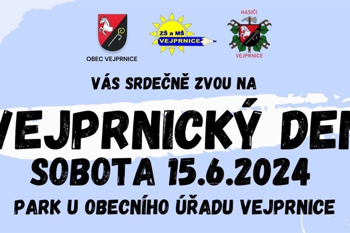 Zábava pro celé rodiny. Chystá se Vejprnický den