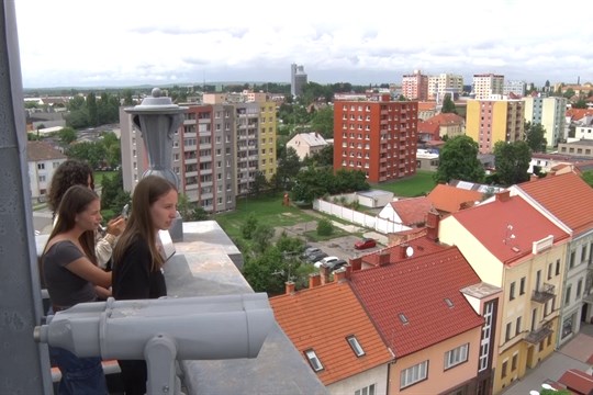 Studenti z Bonnu navštívili v rámci projektu Erasmus+ i hodonínskou radnici