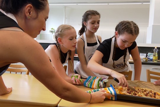 Pistáciová pizza sedmaček ze ZŠ Větrná slavila úspěch ve finále Zdravé pětky