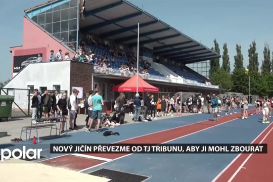 Nový Jičín převezme od tělovýchovné jednoty tribunu, aby ji mohl zbourat