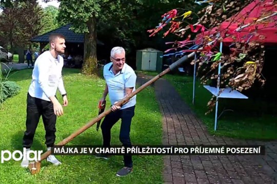 Májka je v Charitě ve Studénce příležitostí pro příjemné posezení