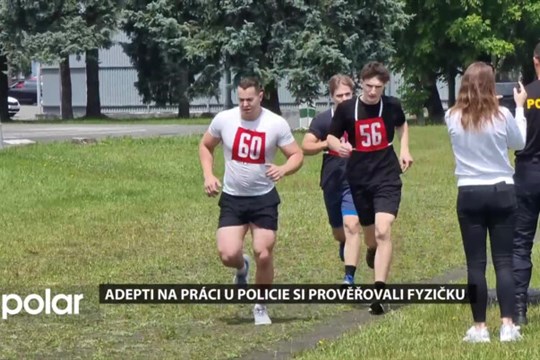 Adepti na práci u policie si prověřovali fyzičku