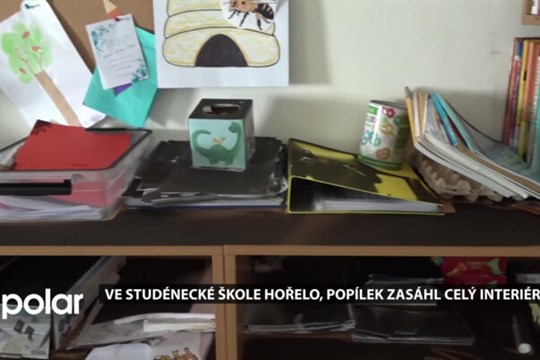 Ve studénecké škole hořelo, popílek zasáhl celý interiér, děti se tu vrátí až po prázdninách