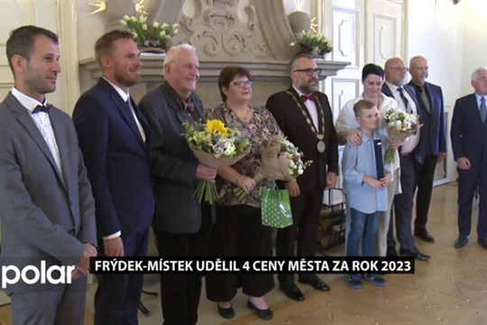 Frýdek-Místek udělil čtyři Ceny města za rok 2023