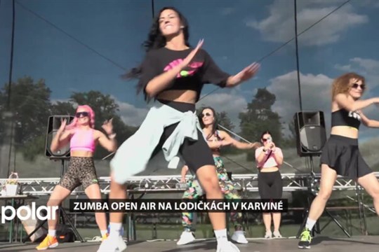 V Karviné se konal 1. ročník fitness taneční akce Zumba Open Air