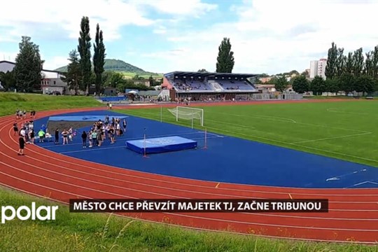 Město chce převzít majetek tělovýchovné jednoty, začne tribunou