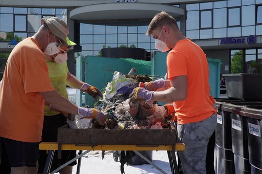 V Olomouci se třídil komunální odpad