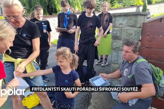 Frýdlantští skauti pořádali šifrovací soutěž, účastníky provedla přírodou i městem