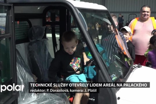 Technické služby otevřely areál na Palackého, ukázaly techniku, která pomáhá udržovat  město upravené
