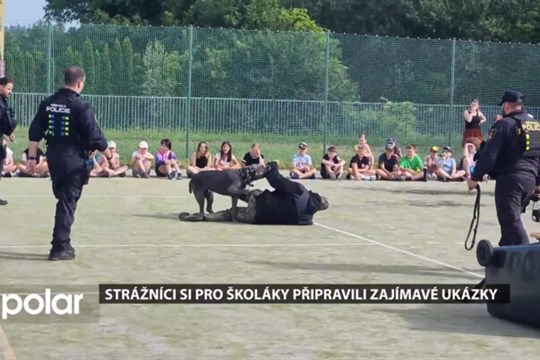 Strážníci si pro školáky připravili zajímavé ukázky