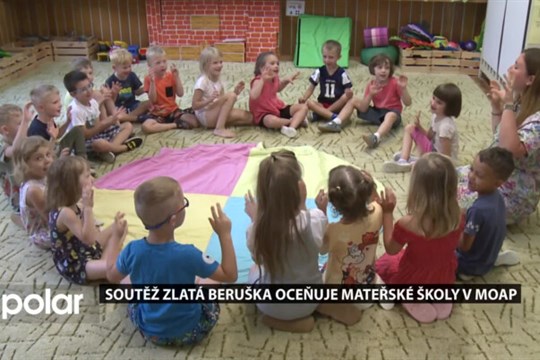 Soutěž Zlatá Beruška motivuje školky v centru Ostravy k nadstandardní práci s dětmi