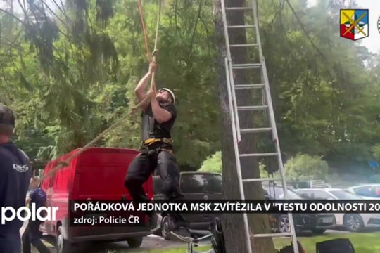 Pořádková jednotka MS kraje je nejlepší. V "Testu odolnosti 2024" nenašla přemožitele