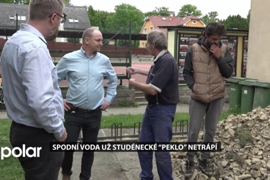 Spodní voda už studénecké “peklo” netrápí, suterén konečně vysychá