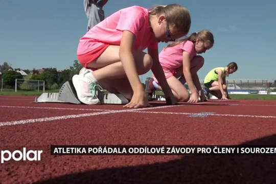 Atletika pořádala oddílové závody pro své členy i jejich sourozence