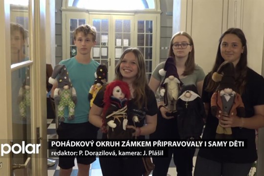 Pohádkový okruh zámkem Nová Horka pomáhají připravit i samy děti