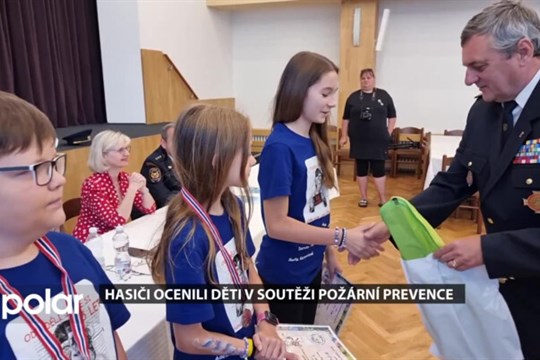 V Rychvaldě ocenili hasiči děti v 50. ročníku soutěže o požární prevenci