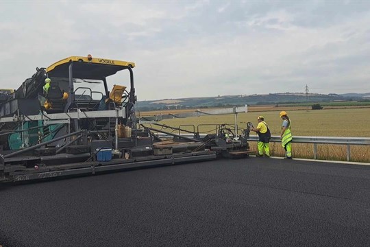 Po dálnici D55 mezi Starým Městem a Moravským Pískem se řidiči poprvé projedou letos v prosinci
