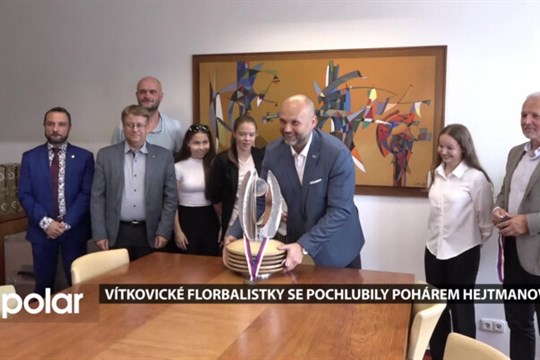 Hejtman Bělica ocenil florbalistky: Jste chloubou kraje!