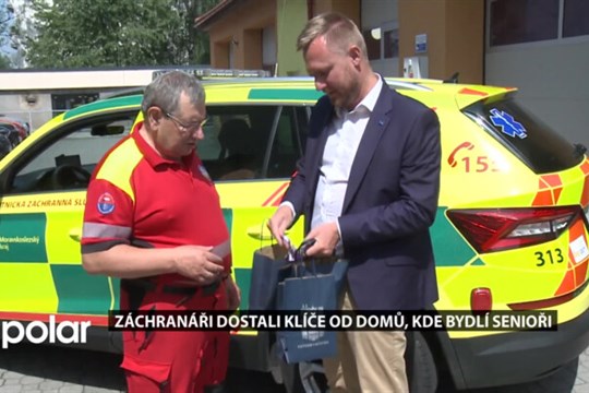 Záchranáři ve Frýdku-Místku dostali klíče od domů s byty pro seniory