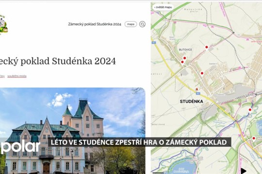 Léto ve Studénce zpestří hledací hra o zámecký poklad