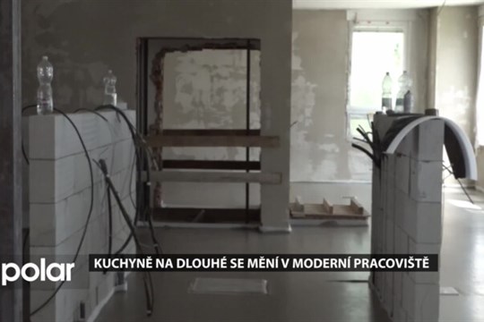 Kuchyně na Dlouhé se mění v moderní pracoviště, jeho provoz bude úspornější