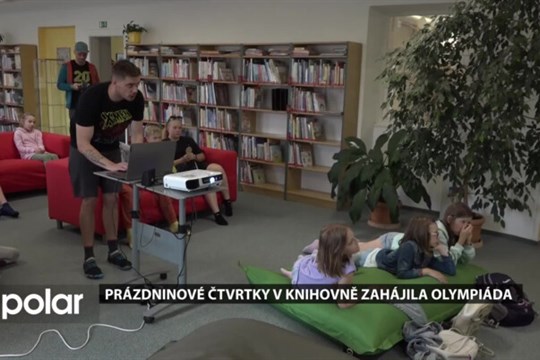 Oblíbené prázdninové čtvrtky v knihovně zahájila olympiáda