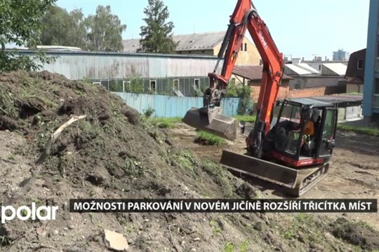 Možnosti parkování v Novém Jičíně rozšíří letos více než třicítka míst