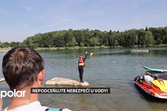 Hasiči připravili projekt bezpečného chování u vody. S první pomocí poradí zdravotníci