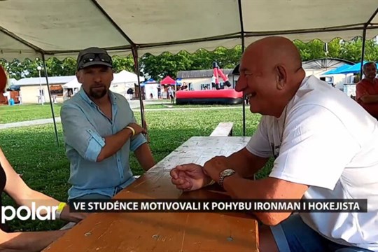Ve Studénce motivovali k pohybu místní ironman i hokejista