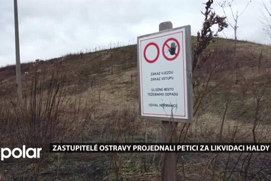 Vedení města Ostravy projednalo petici za likvidaci haldy. Tlak i od občanů pomůže k urychlení sanace