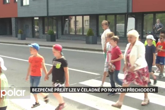 Bezpečně přejít lze v Čeladné po několika nových přechodech