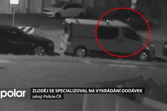 Zloděj se specializoval na dodávky. Peníze z lupu projedl a profetoval