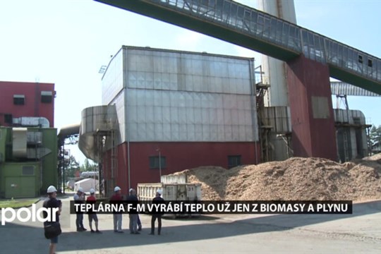 Teplárna Frýdek-Místek vyrábí teplo už jen z biomasy a plynu