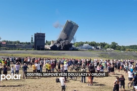 Skipová věž Dolu Lazy v Orlové se poroučela k zemi, lidé prchali před mrakem prachu