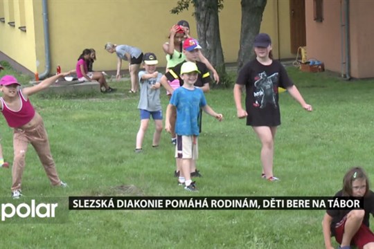 Slezská diakonie pomáhá sociálně znevýhodněným rodinám, děti bere na tábor