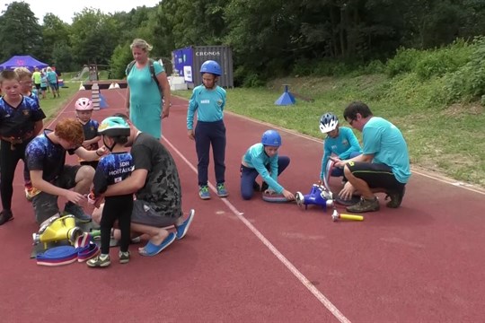 Na Hasičské sobotě závodily děti už od čtyř let