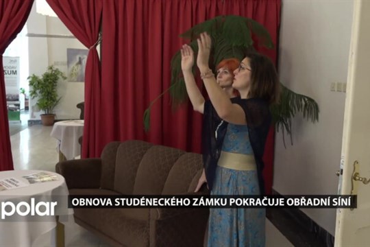 Obnova studéneckého zámku pokračuje obřadní síní a vstupním koridorem
