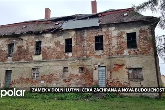 Dosud chátrající zámek v Dolní Lutyni čeká záchrana a nová budoucnost