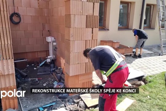V Palkovicích finišují s rekonstrukcí školky, od září pojme více dětí