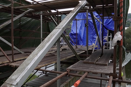 Lávka u TESu prochází kompletní rekonstrukcí