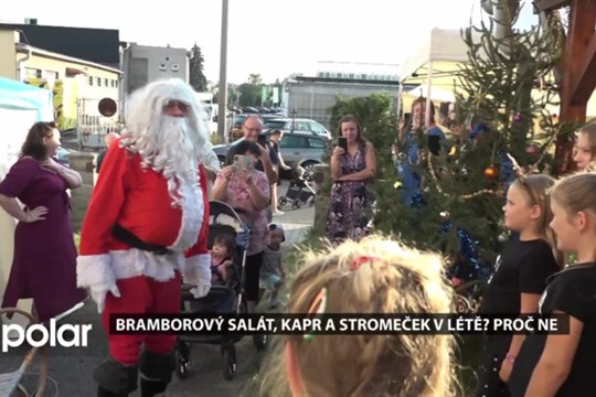 Bramborový salát, smažený kapr a stromeček v létě? Proč ne