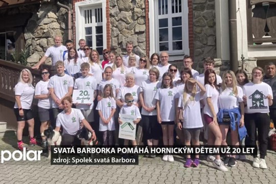Spolek svatá Barbora pomáhá hornickým dětem už 20 let